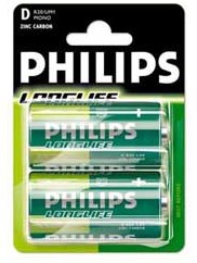 Philips 12*2 große Stabbatterien R20-D