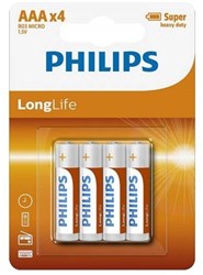 Philips 12*4 Philips Stiftzelle R03-AAA