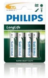 Philips 12*4 Penlite-Batterien R6-AA Philips