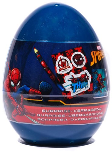 Canenco Spiderman Überraschungsei Spielzeug blau Marvel-3