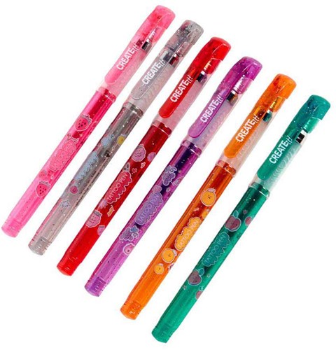 Create it! Tattoo Parfüm Stift Set Kinder - Tattoo Gelstifte und Schablonen-2