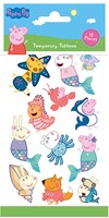 Totum Peppa Pig Tattoos - temporäre Klebetattoos für Kinder