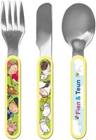 Bambolino Toys Kinderbesteckset Fien & Teun 3-teilig Edelstahl Kleinkindbesteck-2