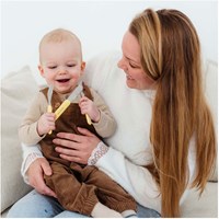 Bambolino Toys Kinderbesteckset Fien & Teun 3-teilig Edelstahl Kleinkindbesteck-3