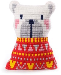 Sozo Bastelset Kissen Teddybär - kreatives Spielzeug für Kinder