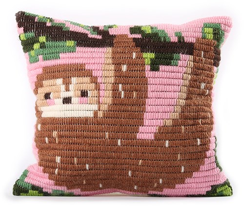 Sozo - Kreatives Kissen-Set Faultier Bastelset für Kinder
