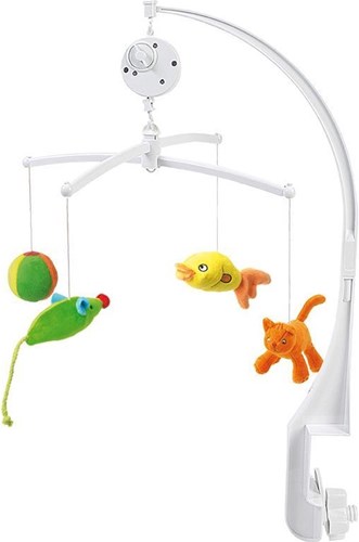 Happy Horse Dikkie Dik Mobile - 52 cm - Musikmobile orange Baby