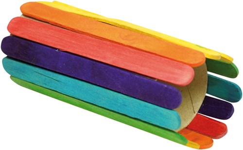 Eduplay Holz Bastelstäbchen bunt klein - 50 Stück - kreatives Spielzeug-2