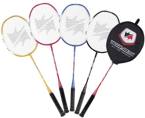 Winmax Badmintonschläger Aluminium Steel Shaft für Kinder und Erwachsene
