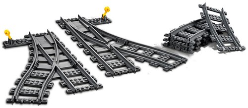 LEGO City Eisenbahn Weichen - Erweiterungsset 60238 Schienen-3
