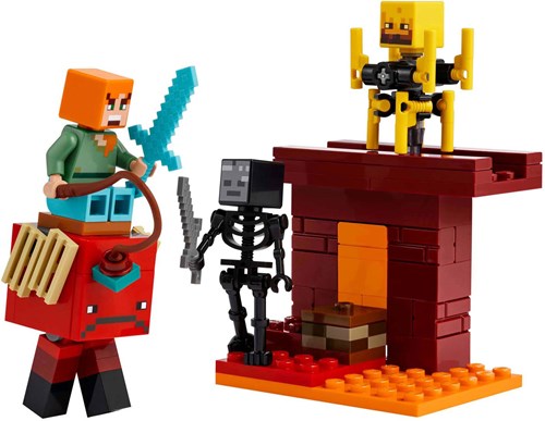 LEGO Minecraft 21266 De Lavastrijd in de Nether-2