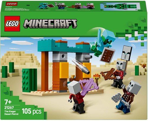 LEGO Minecraft 21267 De Illagers in de Woestijn