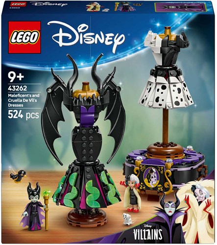 LEGO Disney 43262 De Jurken van Maleficent en Cruella De Vil