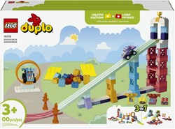 LEGO DUPLO Kreative Rampen mit Fahrzeugen - 3-in-1 Rennbahn-Set für Kinder
