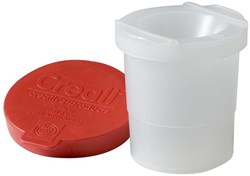Creall Anti-Kleckerei Farbtopf - 320ml Kunststoff Farbtopf für Kinder