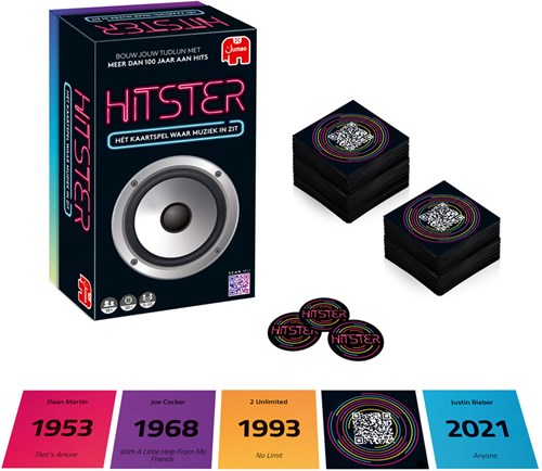 Jumbo Hitster Musikspiel Partyspiel für Erwachsene und Freunde-2
