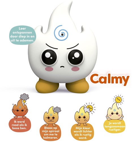 Jumbo interaktives Kuscheltier Calmy zur Emotionsregulierung und Entspannung-3