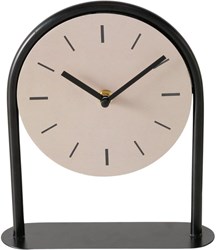 Boltze Home Tischuhr analog schwarz Design 19x6x22cm Uhr