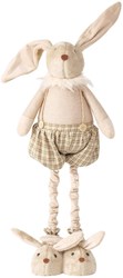 Boltze Home dekoratives XL Kaninchen 30x18x111cm beige Polyester