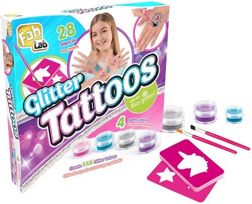 Goliath Glitzer Tattoos Bastelset - temporäre Tattoos für Kinder-3