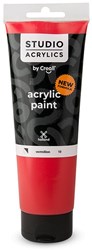 Creall Acrylfarbe Rot 250ml - Bastelfarbe für Kinder und Erwachsene