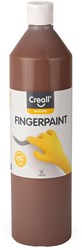 Creall Fingerfarbe braun konservierungsfrei 750ml Kinderfarbe