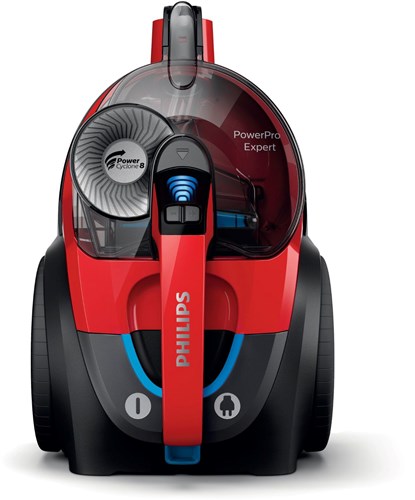 Philips Staubsauger PowerPro Expert beutellos 900W rot Allergiefilter-3