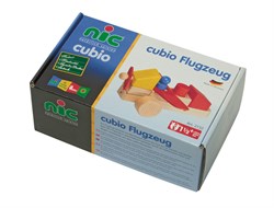 nic Holz Flugzeug 16 cm Spielzeug bunt Propeller