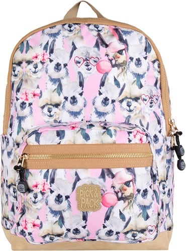 Pick & Pack Alpaka Rucksack M / Pink