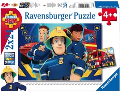 Ravensburger Puzzle Feuerwehrmann Sam Kinderpuzzle 2x24 Teile Karton