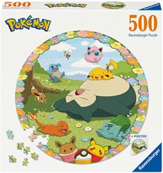 Ravensburger Pokemon runde Puzzle - 500 Teile - Cartoon Puzzle