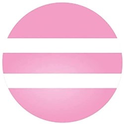 Heimess Perlen Spielzeug rosa-weiß gestreift für Schnullerketten