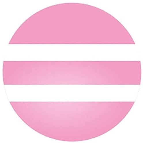 Heimess Perlen Spielzeug rosa-weiß gestreift für Schnullerketten