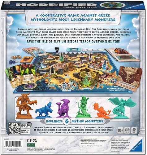 Ravensburger Brettspiel Horrified - Griechische Monster kooperatives Spiel-2