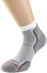 1000 Mile Laufsocken Herren - Run Anklet weiß/grau - medium