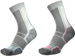 1000 Mile Damen Wandersocken - Trek Socken recycelt - Twin Pack