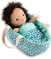 Lilliputiens Babypuppe Ari mit Tragetasche - weiche Puppe für Rollenspiele