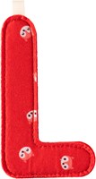 Lilliputiens Buchstabe L rot Alice - dekorativer Alphabet Buchstabe Spielzeug