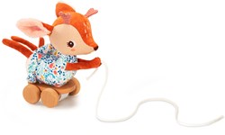 Lilliputiens Ziehspielzeug Hirsch Stella - Holz Lauflernspielzeug für Kleinkinder