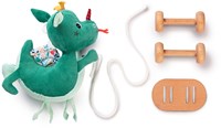 Lilliputiens Zieh-Kuscheltier - Drache Joe Holz Nachziehfigur und Kuscheltier-2