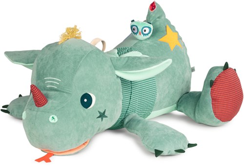 Lilliputiens Kuscheltier Drache Schatzbewahrer Joe - 90 cm - Aktivitätenspielzeug