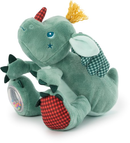 Lilliputiens - Klangdrache Joe fliegt - Interaktives Plüschspielzeug mit Geräuschen