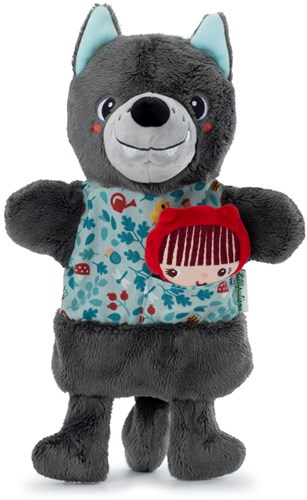 Lilliputiens Handpuppe Wolf Louis - weiche Handpuppe für Rollenspiel und Geschichten