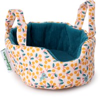Lilliputiens Katze Kuscheltier Jeanne mit Körbchen - interaktives Spielzeug-3