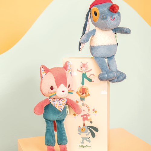 Lilliputiens Kuschelkatze Jeanne in Geschenkbox - weiches Plüsch Baby Kuscheltier-3