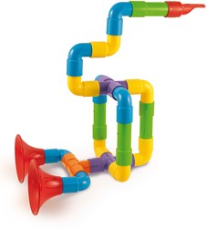 Quercetti Bauset Super Saxoflute Musikinstrument 24-teilig Spielzeug