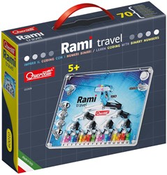 Quercetti Geschicklichkeitsspiel Intelligent Rami Reisespiel für Kinder