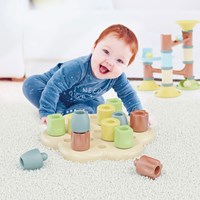 Quercetti Baukasten - Chunky Peggy Play Bio - pädagogisches Spielzeug 13-teilig-2