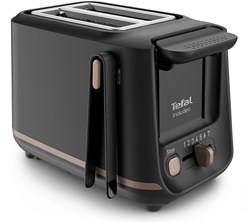 Tefal Toaster schwarz - 2 Schlitze - extra breit - 7 Bräunungsstufen