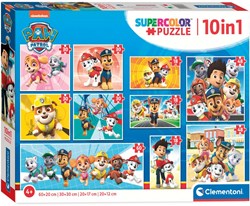 Clementoni Puzzle Paw Patrol - 10 in 1 Kinderpuzzle Set